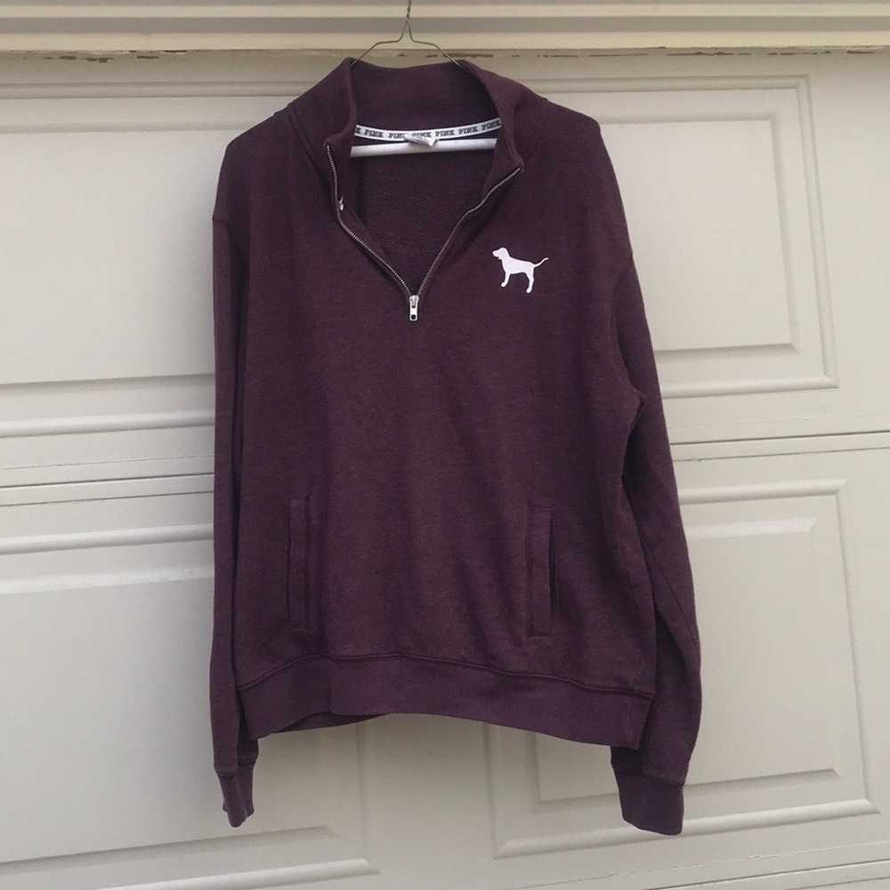 Victoria’s Secret Pink quarter-zip sweatshirt